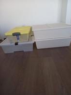 Opbergboxen (bed), Ophalen