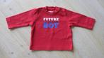 Rode longsleeve van P'tit filou (maat 62), Kinderen en Baby's, Babykleding | Maat 62, Gebruikt, Ophalen of Verzenden, Jongetje