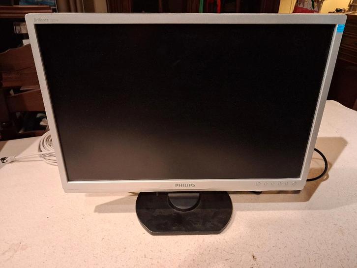 Computermonitor Philips 22 inch, Computers en Software, Monitoren, Gebruikt, DVI, VGA, In hoogte verstelbaar, TN, Overige resoluties