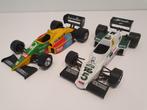 2 modelauto's 1:24 Williams FW 08 Benetton Ford B 188 Burago, Ophalen, Gebruikt, Auto, Burago