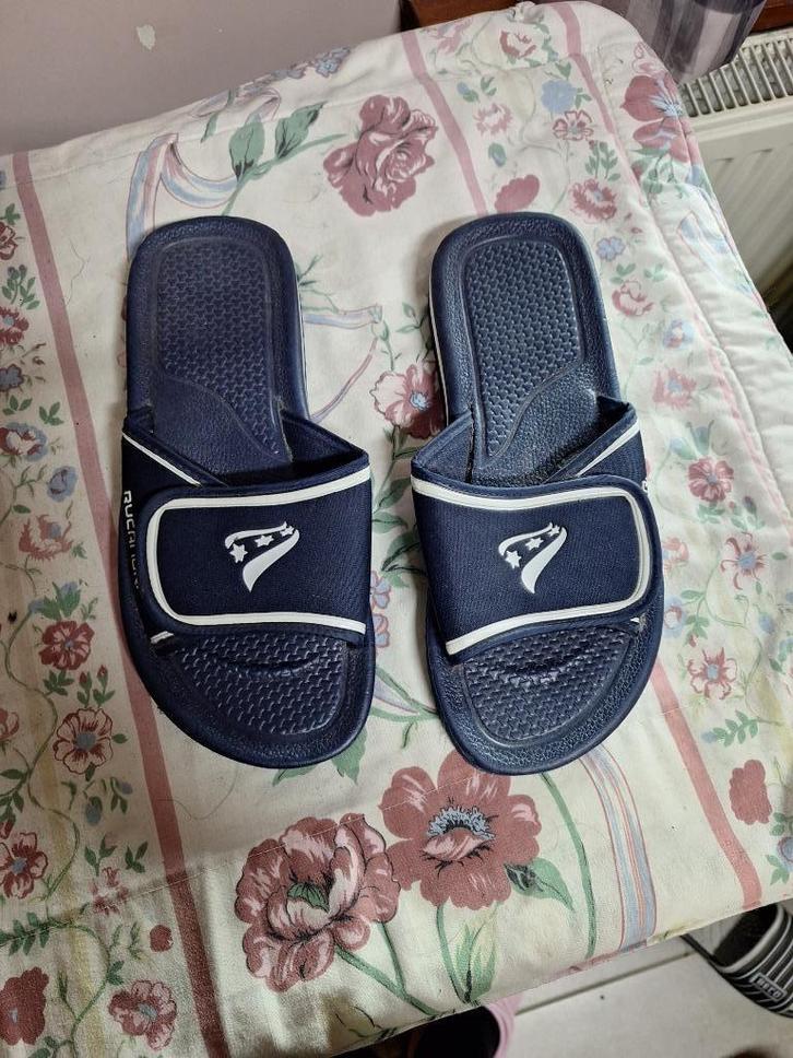 Rucanor badslippers 40, Kleding | Dames, Schoenen, Nieuw, Slippers, Blauw, Ophalen of Verzenden