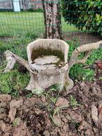 Artistiek stoel in beton voor in tuin, Beton, Gebruikt, Ophalen