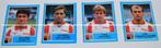 Panini / Football 87 / RWD Molenbeek / 4 stickers, Verzenden, Nieuw, Poster, Plaatje of Sticker