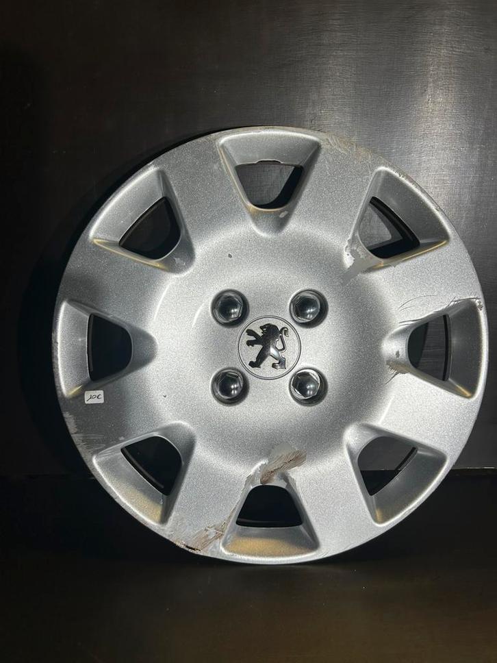 1 originele Peugeot 207,208,307,308 partner 15" wieldop, Auto diversen, Wieldoppen, Gebruikt, Ophalen of Verzenden