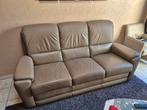 3-zit en 1-zit met mechanische relax, Ophalen, Zo goed als nieuw, Driepersoons, Rechte bank