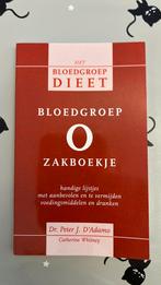 Bloedgroep O zakboekje - Dr. Peter J. D’Adamo, Enlèvement, Comme neuf