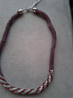 Halsketting met swarovski parels handgemaakt, Ophalen of Verzenden