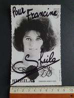 Sheila (met handtekening ) Zangeres Annie Chancel, Musique, Non affranchie, Enlèvement ou Envoi, 1960 à 1980