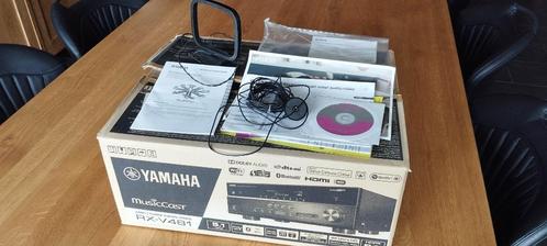 YAMAHA MUSICCAST RX-V481 (4K-Spotify..+SUBWOOFER (zie tekst), Audio, Tv en Foto, Versterkers en Ontvangers, Zo goed als nieuw