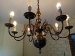 luchter, brons, 8 armen, Huis en Inrichting, Lampen | Kroonluchters, Ophalen, Gebruikt