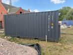 Container met slede, Ophalen