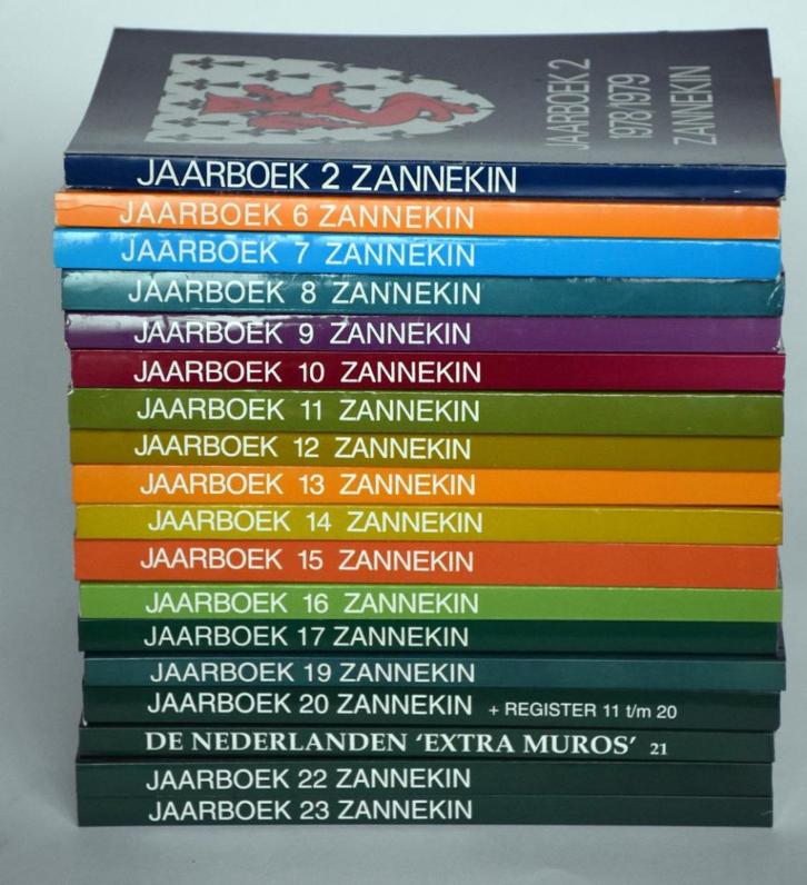ZANNEKIN JAARBOEKEN Frans-Vlaanderen Kleef Limburg Friesland, Boeken, Geschiedenis | Nationaal, Zo goed als nieuw, Ophalen of Verzenden