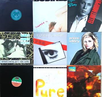 Lot van 9  POP/ROCK/INDIE maxi vinyl singles uit de 1980s beschikbaar voor biedingen