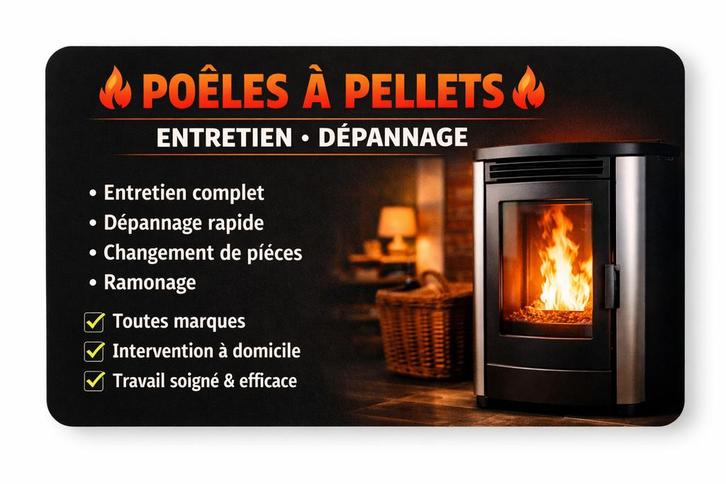 Entretien poele a pellet, Huis en Inrichting, Kachels, Pelletkachel, Overige brandstoffen, Ophalen