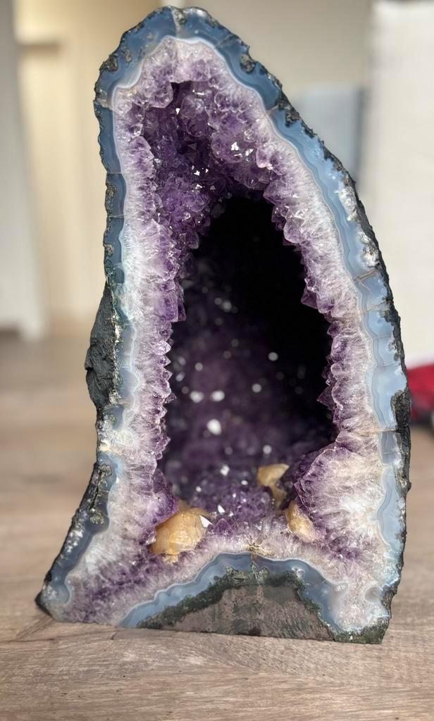 Geode Amethist, Verzamelen, Mineralen en Fossielen, Mineraal, Ophalen