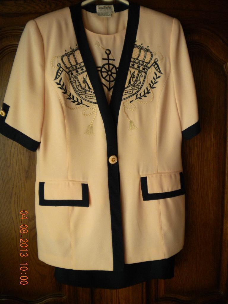Mantelpak, Kleding | Dames, Ophalen, Maat 42/44 (L), Blauw, Jasje