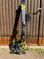 Ski’s en skibotten fischer met atomic stokken, Ophalen, Fischer, 100 tot 140 cm, Zo goed als nieuw