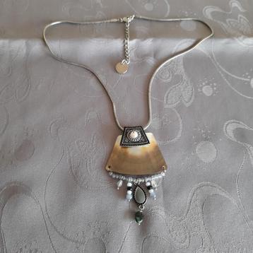 Mooie halsketting  Les Cordes  handmade., Enlèvement ou Envoi