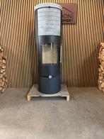 25212 Speksteenkachel Rond 5kw, Huis en Inrichting, Kachels, Ophalen, Gebruikt, Houtkachel, Vrijstaand