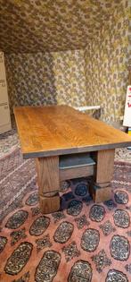 Rechthoekige massieve salontafel, Huis en Inrichting, Tafels | Salontafels, Ophalen