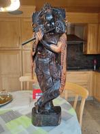 houten beeld Krishna - hardhout, Antiek en Kunst, Ophalen