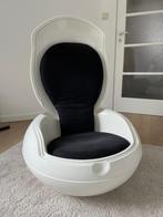Zetel Wit GHYZY Garden EGG CHAIR, Huis en Inrichting, Ophalen, Stof, Wit, Zo goed als nieuw