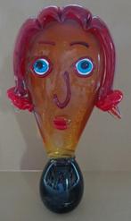 MURANO / VROUWENHOOFD / SCULPTUUR GLAS / H=40cm, Antiek en Kunst, Kunst | Beelden en Houtsnijwerken, Ophalen