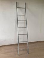 Ladder voor hoogslaper ikea - grijs aluminium, Huis en Inrichting, Zo goed als nieuw, Ophalen