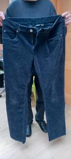 Blauwe ribfluwelen herenbroek M, Enlèvement ou Envoi, Comme neuf, Bleu, Taille 48/50 (M)