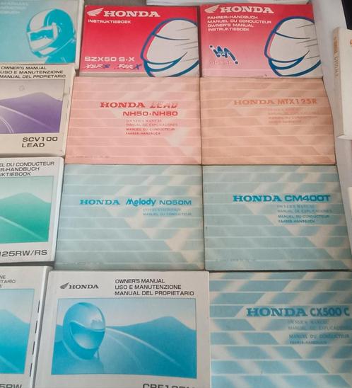 Intructieboekjes Honda verschillende types + garantieboekjes, Diversen, Verpleegmiddelen, Zo goed als nieuw, Ophalen of Verzenden