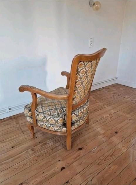 Vintage Louis XV-stijl fauteuil, Antiek en Kunst, Antiek | Meubels | Stoelen en Sofa's, Ophalen of Verzenden