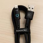 USB-A-naar-Lightning-kabel van 1 m — 2,4 A snel opladen — iP, Telecommunicatie, Mobiele telefoons | Telefoon-opladers, Ophalen of Verzenden