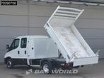 Iveco Daily 35C14 Kipper met Kist Dubbel Cabine Dubbellucht, Auto's, Bestelwagens en Lichte vracht, 2804 kg, Stof, Gebruikt, Euro 6