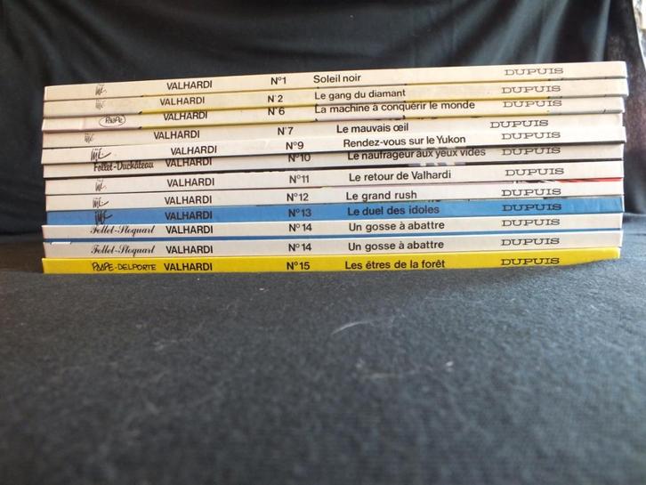 VALHARDI /1O ALBUMS / 5EO/.     EDITIONS DUPUIS, Livres, BD, Comme neuf, Série complète ou Série, Enlèvement ou Envoi