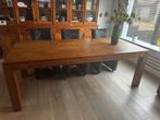 Eettafel in massief teakhout, Ophalen, Gebruikt, 100 tot 150 cm, Teakhout
