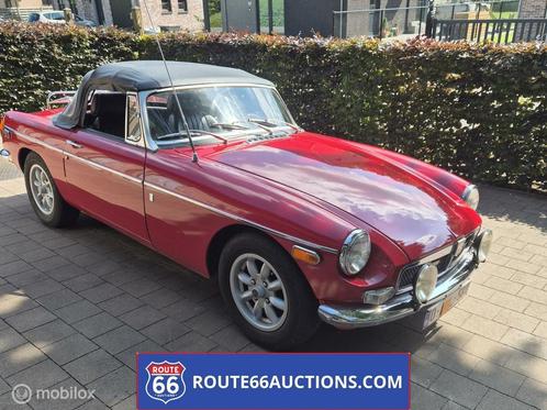 MG MGB Cabriolet 1971 | Route 66 Auctions, Auto's, Oldtimers, Bedrijf, Te koop, Open dak, MG, Benzine, Cabriolet, 2 deurs, Handgeschakeld