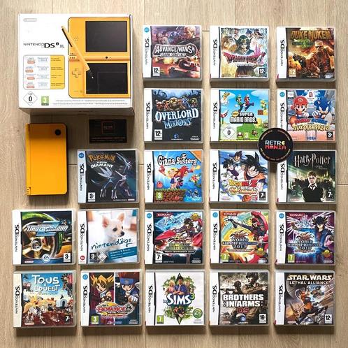 Nintendo DSi XL-console + spellen, Games en Spelcomputers, Games | Nintendo DS, Zo goed als nieuw, Ophalen of Verzenden