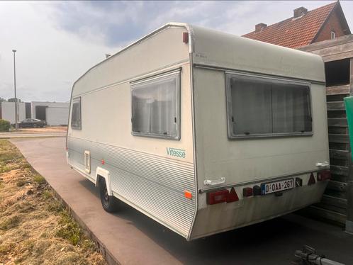 Caravan werfkeet, Caravans en Kamperen, Caravans, Particulier, Vast bed, Ophalen
