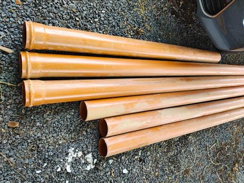 Afvoerleidingen en ellebogen., Doe-het-zelf en Bouw, Buizen en Afvoer, Zo goed als nieuw, Afvoer, PVC, 80 mm of meer, Ophalen