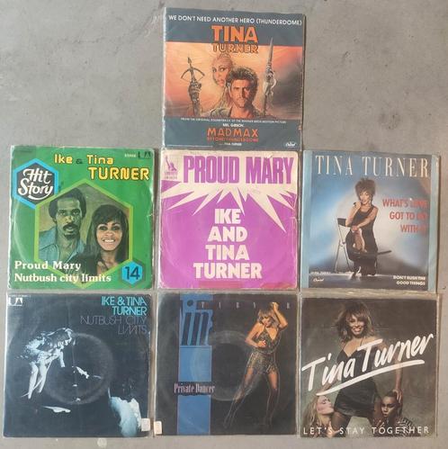 Lot 45t singles Tina Turner, Cd's en Dvd's, Vinyl | Pop, Gebruikt, Ophalen of Verzenden