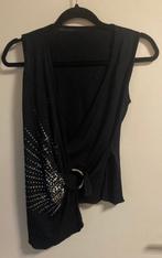Zwart topje met strass - universele maat, Kleding | Dames, Topjes, ANDERE, Zwart, Ophalen of Verzenden, Zo goed als nieuw
