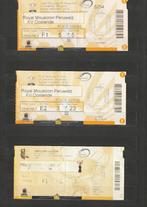 2 verschill. (gebruikte) tickets Mouscron - Oostende (2015), Verzamelen, Ophalen of Verzenden, Gebruikt, Overige typen