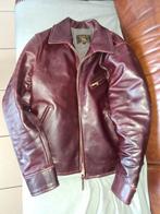 Veste en cuir cheval taille medium neuf 450€ coul bordeaux, Ophalen, Nieuw