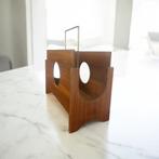 Vintage houten magazinehouder / lectuurbak, Ophalen of Verzenden
