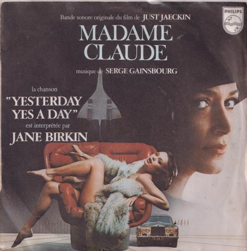 Jane Birkin – Yesterday, yes a day / Dusty Lane (music Serge, CD & DVD, Vinyles Singles, Utilisé, Single, Pop, 7 pouces, Enlèvement ou Envoi