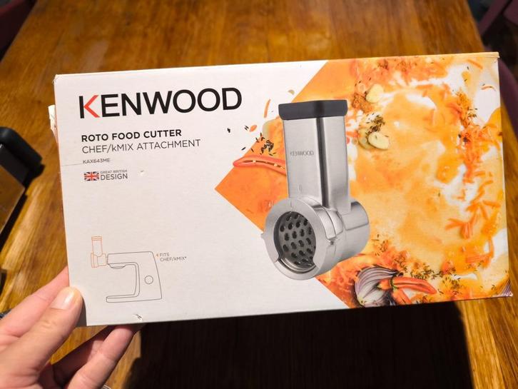 Kenwood chef kmix roto food cutter + adaptateur, Elektronische apparatuur, Keukenmixers, Zo goed als nieuw, Ophalen