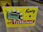 Reclamebord hard karton Yzerblomme tabak, Verzamelen, Ophalen of Verzenden, Zo goed als nieuw, Reclamebord