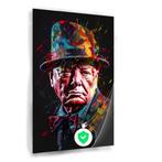 Winston Churchill Poster 90x135cm mat., Huis en Inrichting, Nieuw, Verzenden