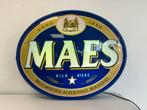 MAES Pils oude reclame lichtbak, Verzamelen, Ophalen, Gebruikt, Reclamebord, Plaat of Schild, Overige merken