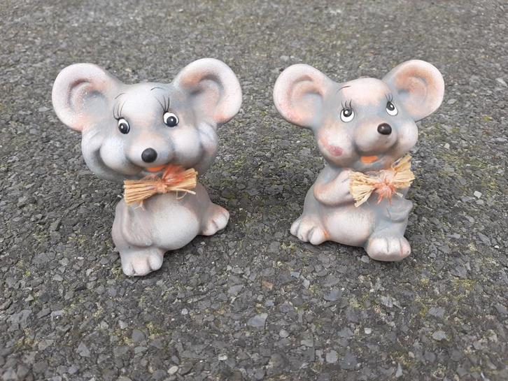 Beeldjes muizen ( aan  1 a 2 euro stuk, Collections, Statues & Figurines, Comme neuf, Enlèvement ou Envoi